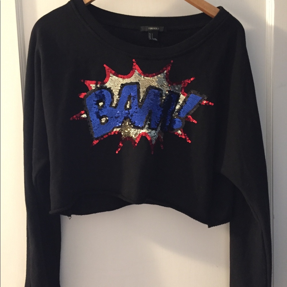 *FINAL REDUCTION* Forever 21 BAM sequin shirt